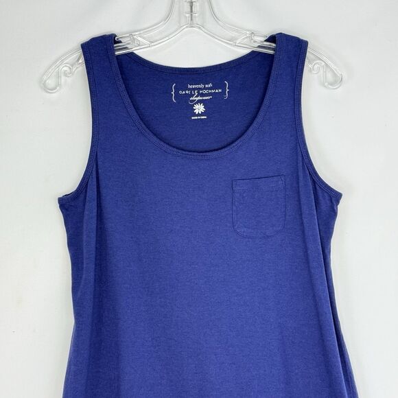 Carole Hochman Tank Top Women’s Small Navy Blue Decorative Trim Sleeveless - Picture 13 of 16